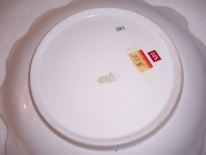 Limoges Plate back